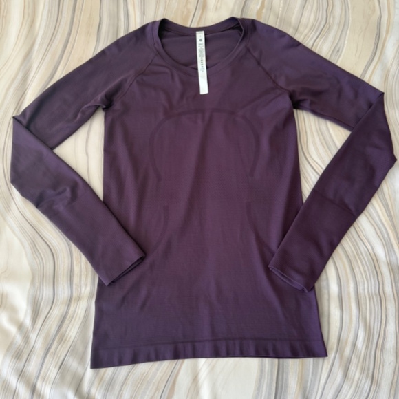 lululemon athletica Tops - Lululemon Swiftly Tech Long Sleeve 2.0 Grape Thistle / Grape Thistle Size 6 $78